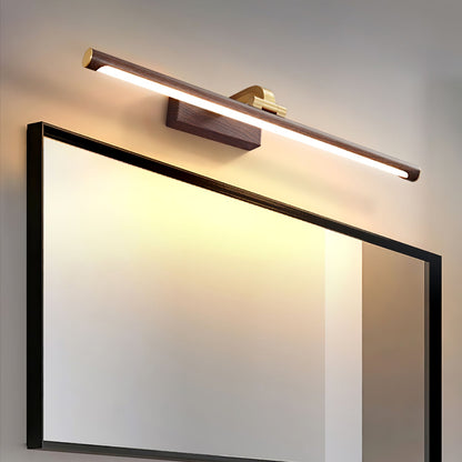 Walnut Color Linear LED Wall-mounted light Wall Light