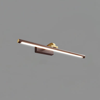 Walnut Color Linear LED Wall-mounted light Wall Light