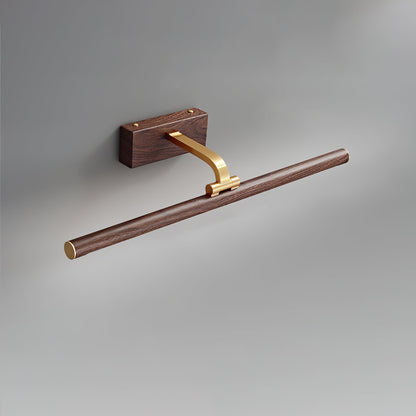 Walnut Color Linear LED Wall-mounted light Wall Light