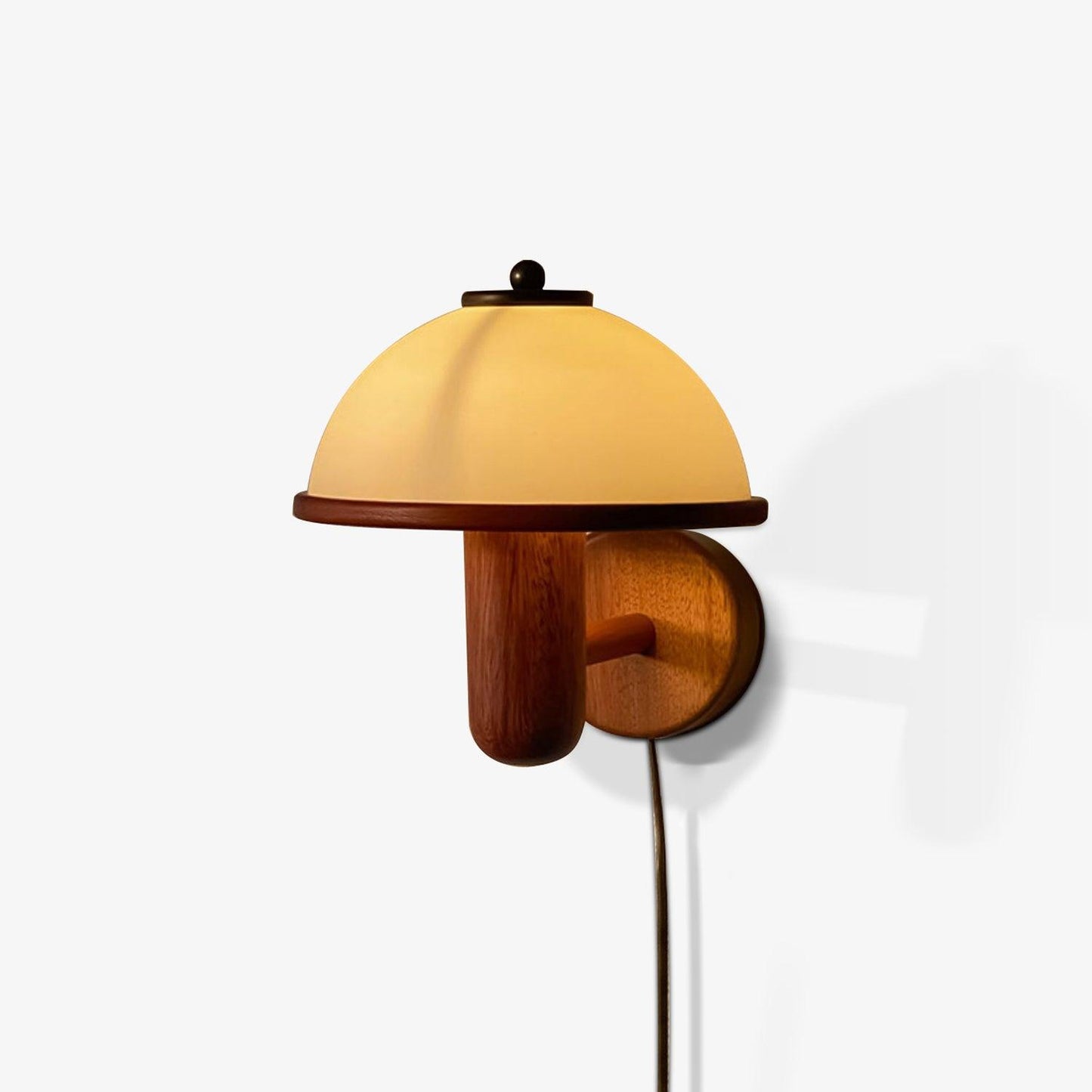 Mushroom Wood Lamp bracket Wall Lamp