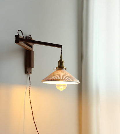 Walnut Telescopic Wall light Wall Lamp