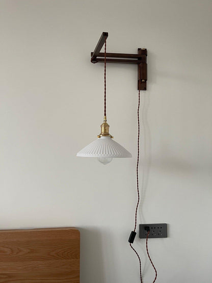 Walnut Telescopic Wall light Wall Lamp