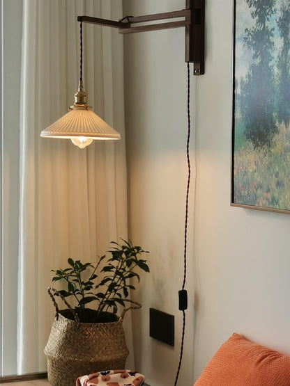 Walnut Telescopic Wall light Wall Lamp