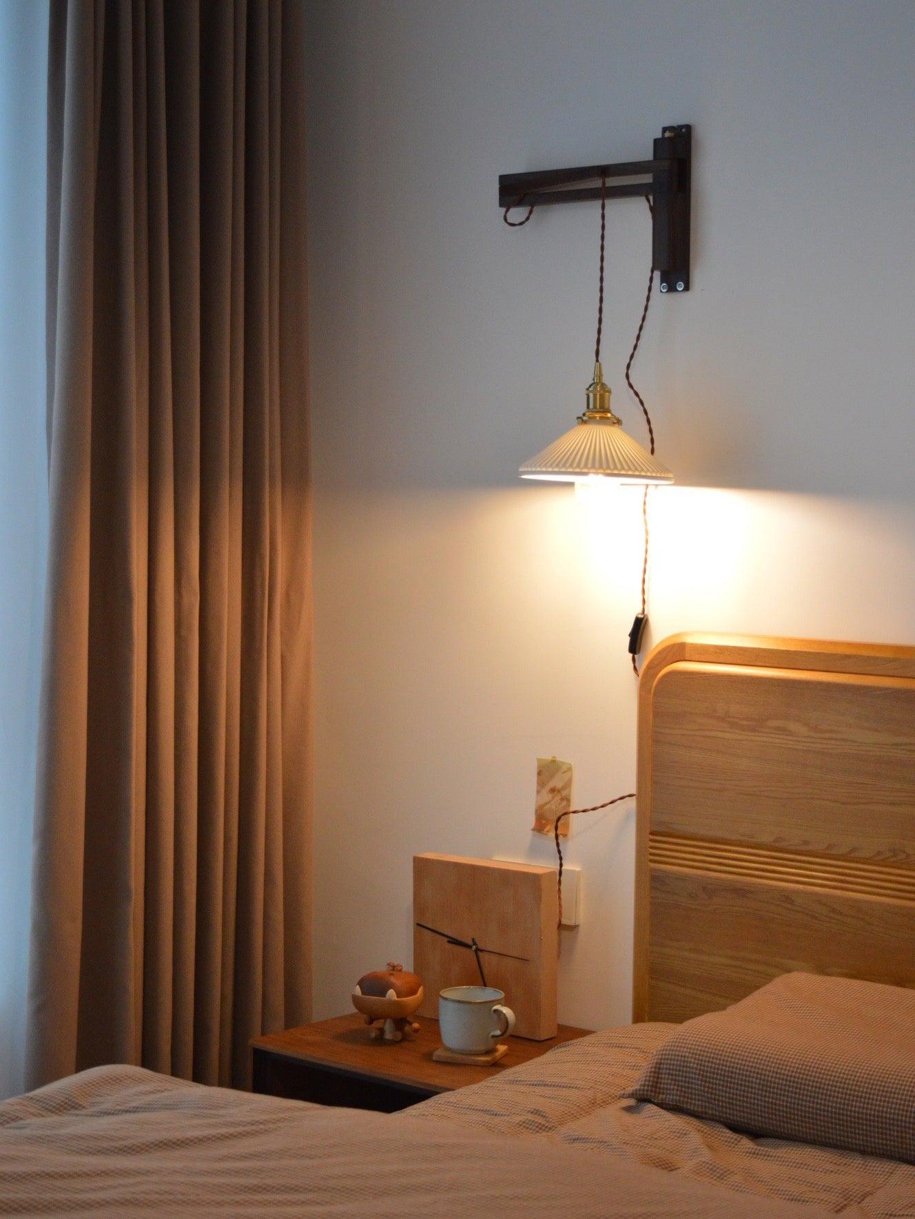 Walnut Telescopic Wall light Wall Lamp