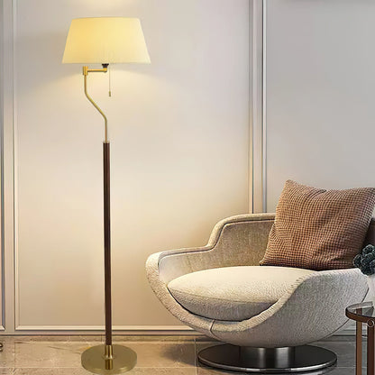 Walnut Whisper Tall Lamp Floor Lamp