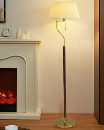 Walnut Whisper Tall Lamp Floor Lamp