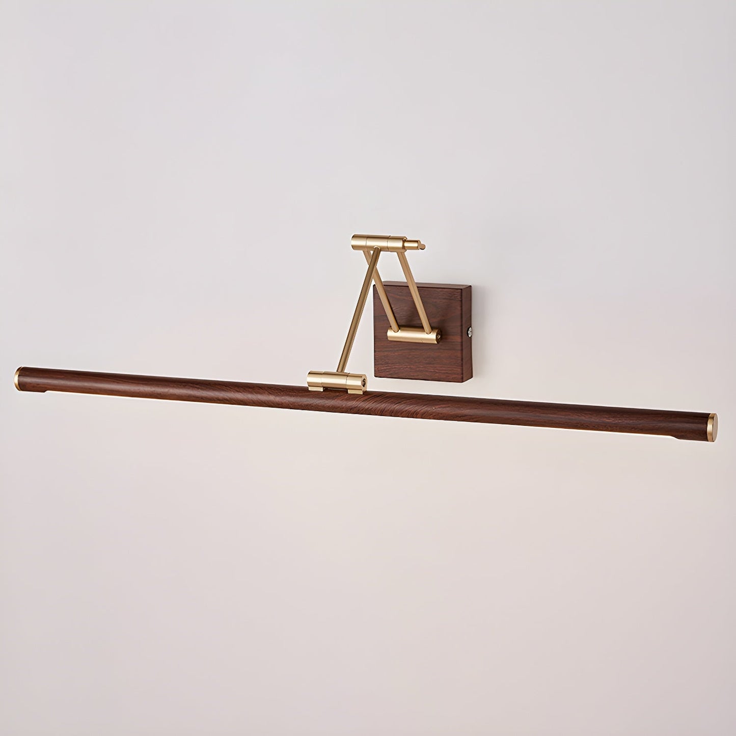 Walnut Color Linear Adjustable Lamp bracket Wall Light