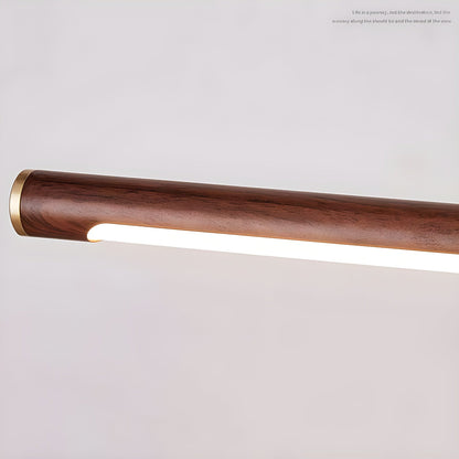 Walnut Color Linear Adjustable Lamp bracket Wall Light