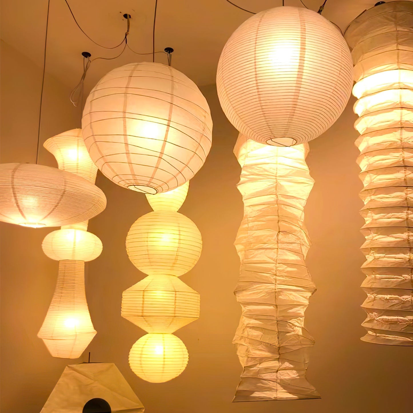 Washi Paper A Drop light Pendant Lamp