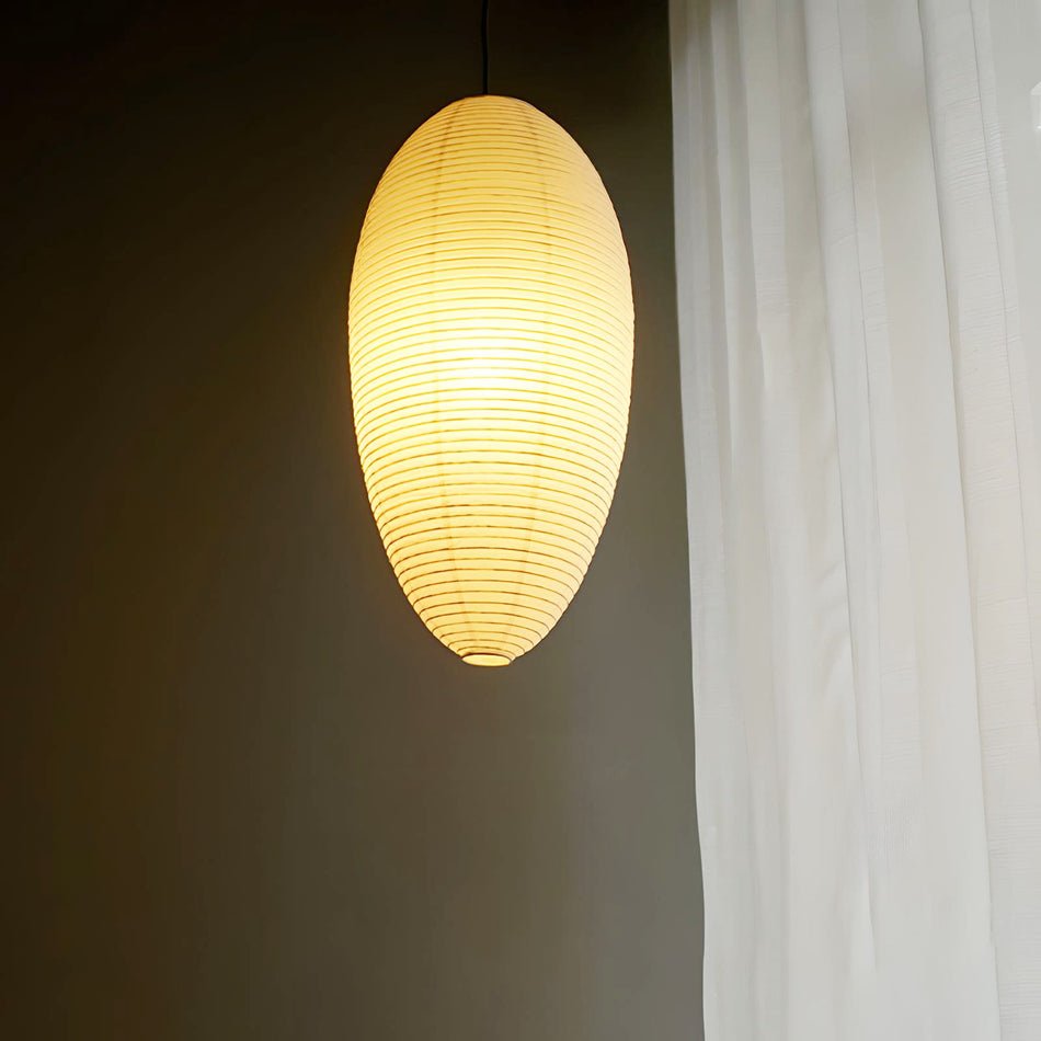 Washi Paper Chestnut Drop light Pendant Lamp