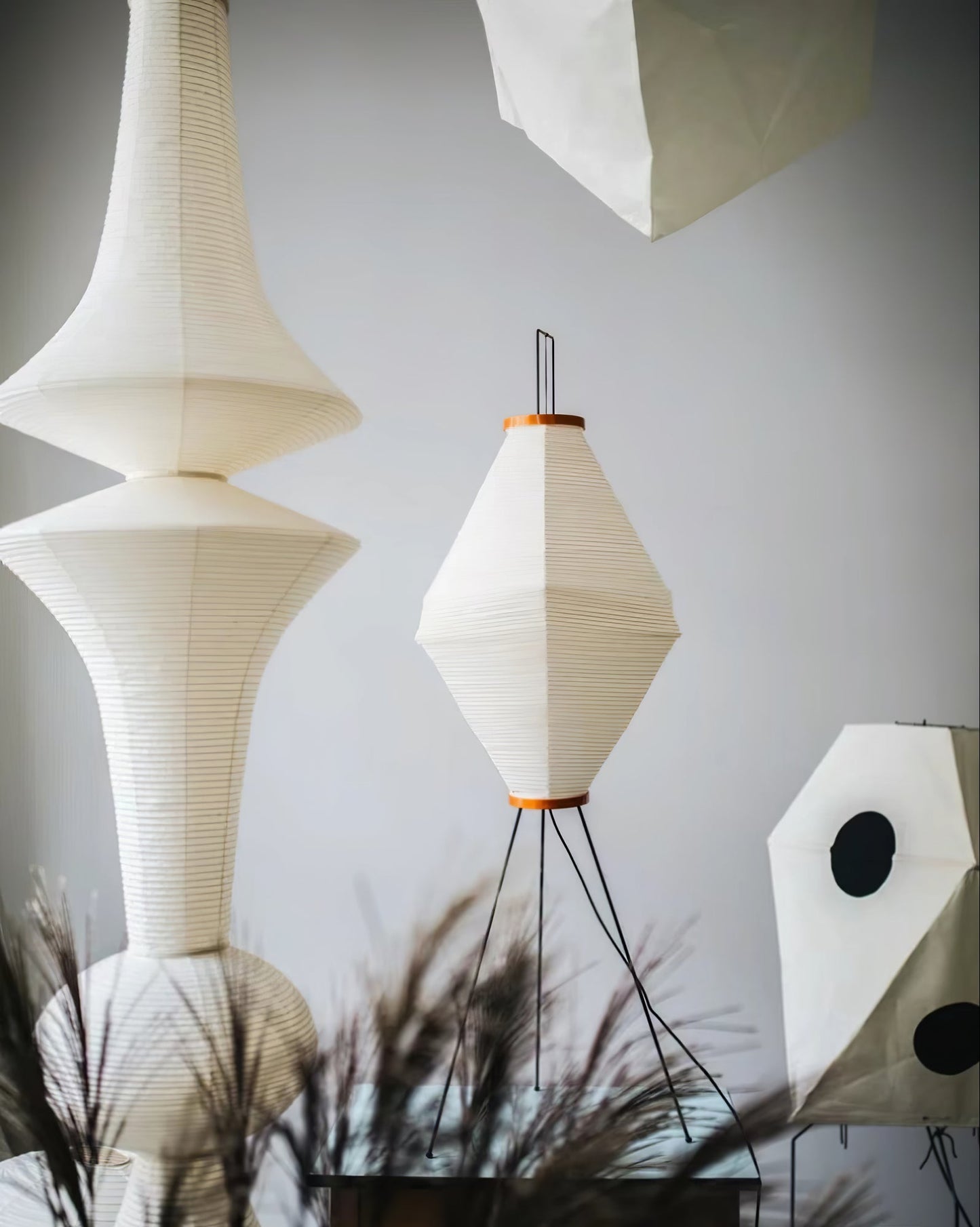 Washi Paper E Drop light Pendant Light