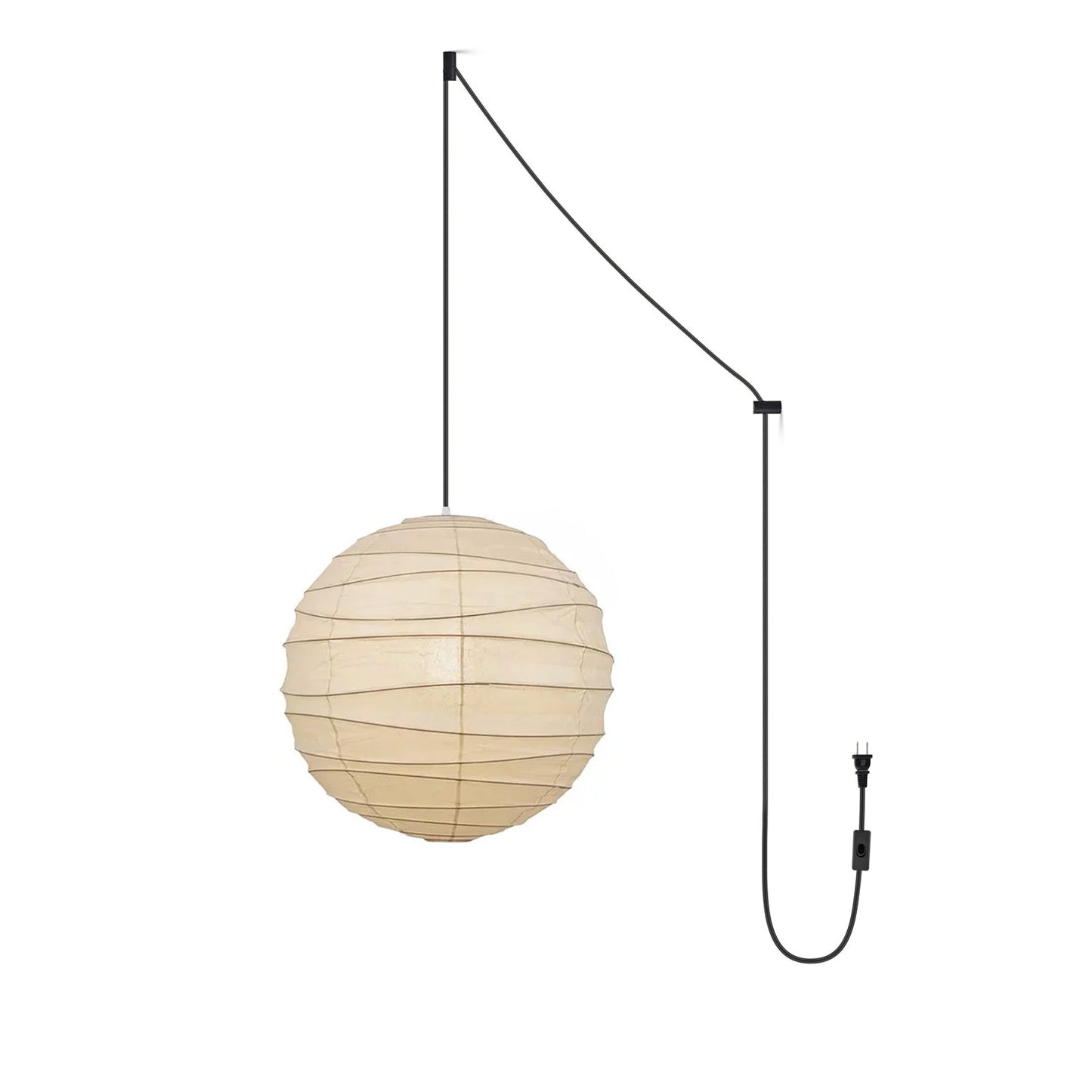 Washi Paper Houselight Pendant Swag Lamp