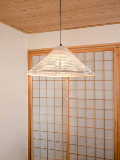 Washi Paper Pyramid Hanging light Pendant Lamp