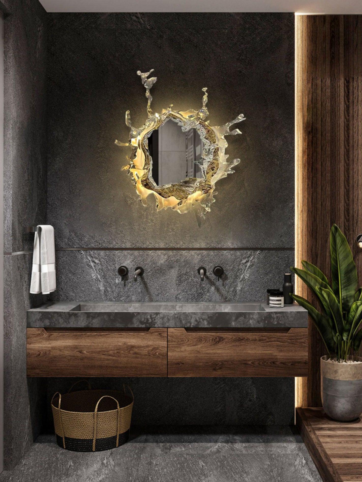 Water Drop Mirror Wall-mounted light Wall Lamp