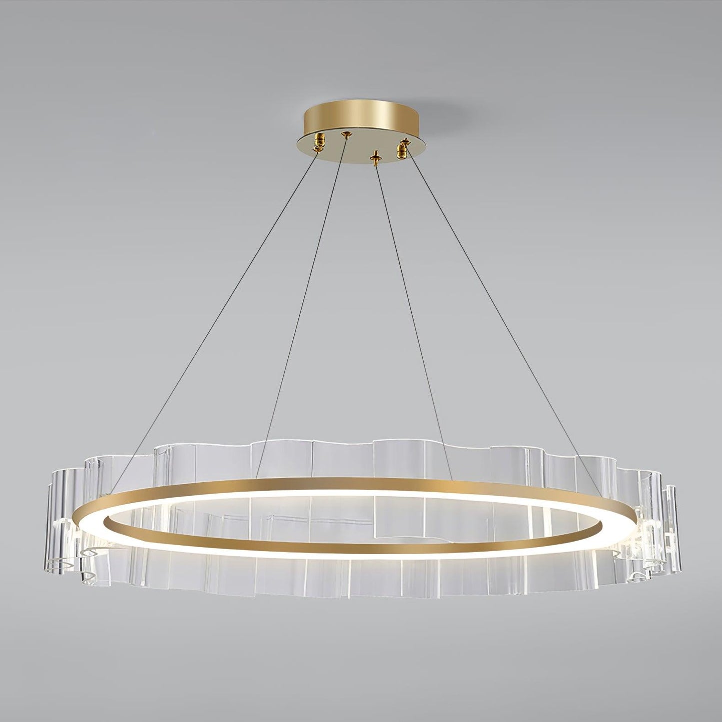 Water Wave Glass Ceiling fixture Chandelier