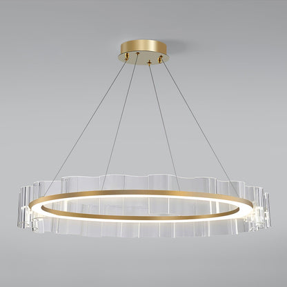 Water Wave Glass Ceiling fixture Chandelier