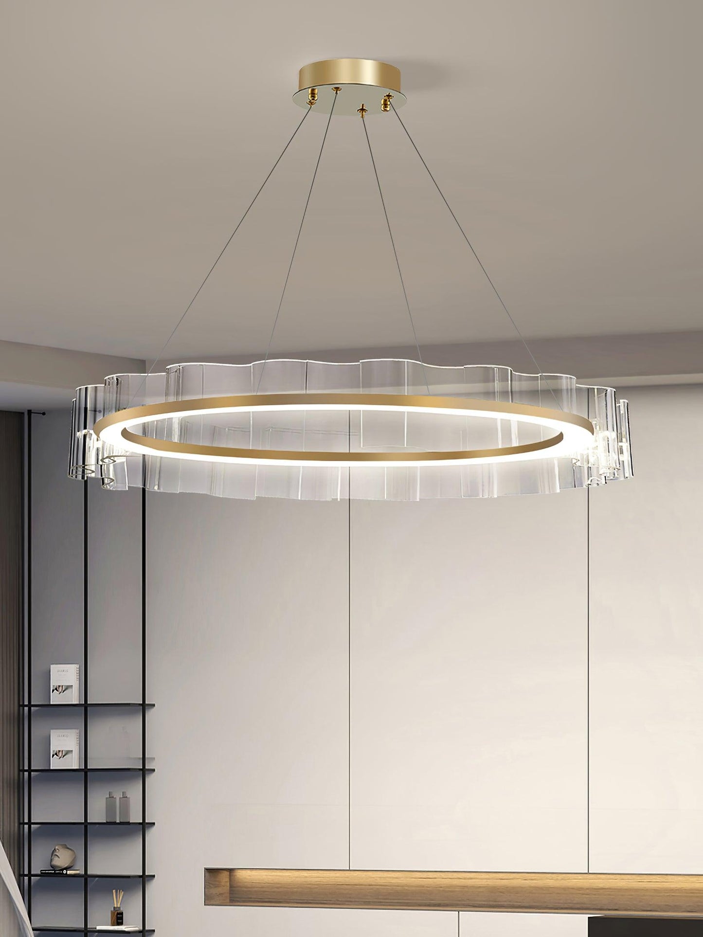 Water Wave Glass Ceiling fixture Chandelier