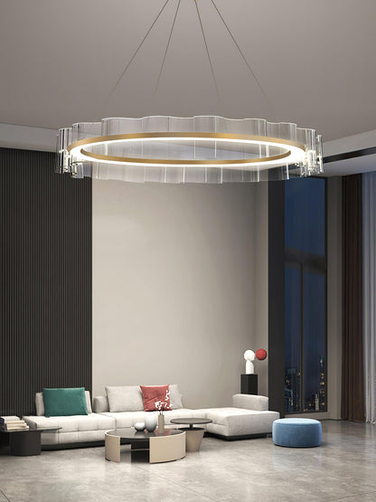 Water Wave Glass Ceiling fixture Chandelier