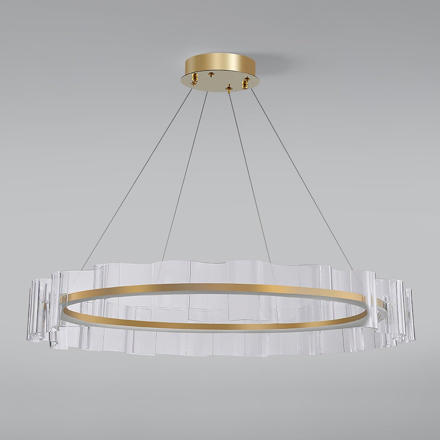 Water Wave Glass Ceiling fixture Chandelier