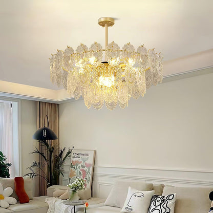 Wave Glass Electrolier Chandelier