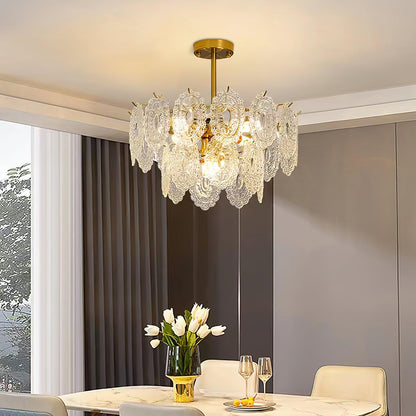 Wave Glass Electrolier Chandelier