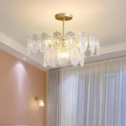 Wave Glass Electrolier Chandelier