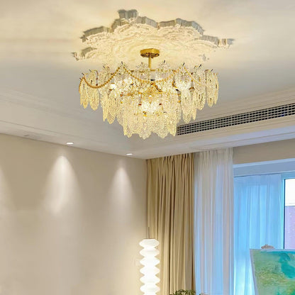 Wave Pearl Gasolier Chandelier