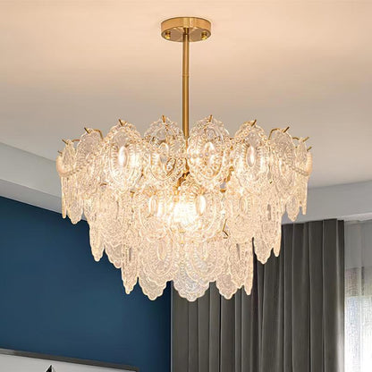 Wave Pearl Gasolier Chandelier