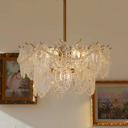 Wave Pearl Gasolier Chandelier