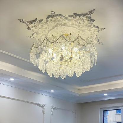 Wave Pearl Gasolier Chandelier