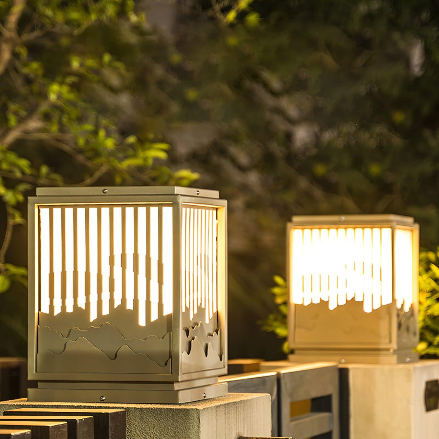 Wave Exterior light fixture Outdoor Garden Light