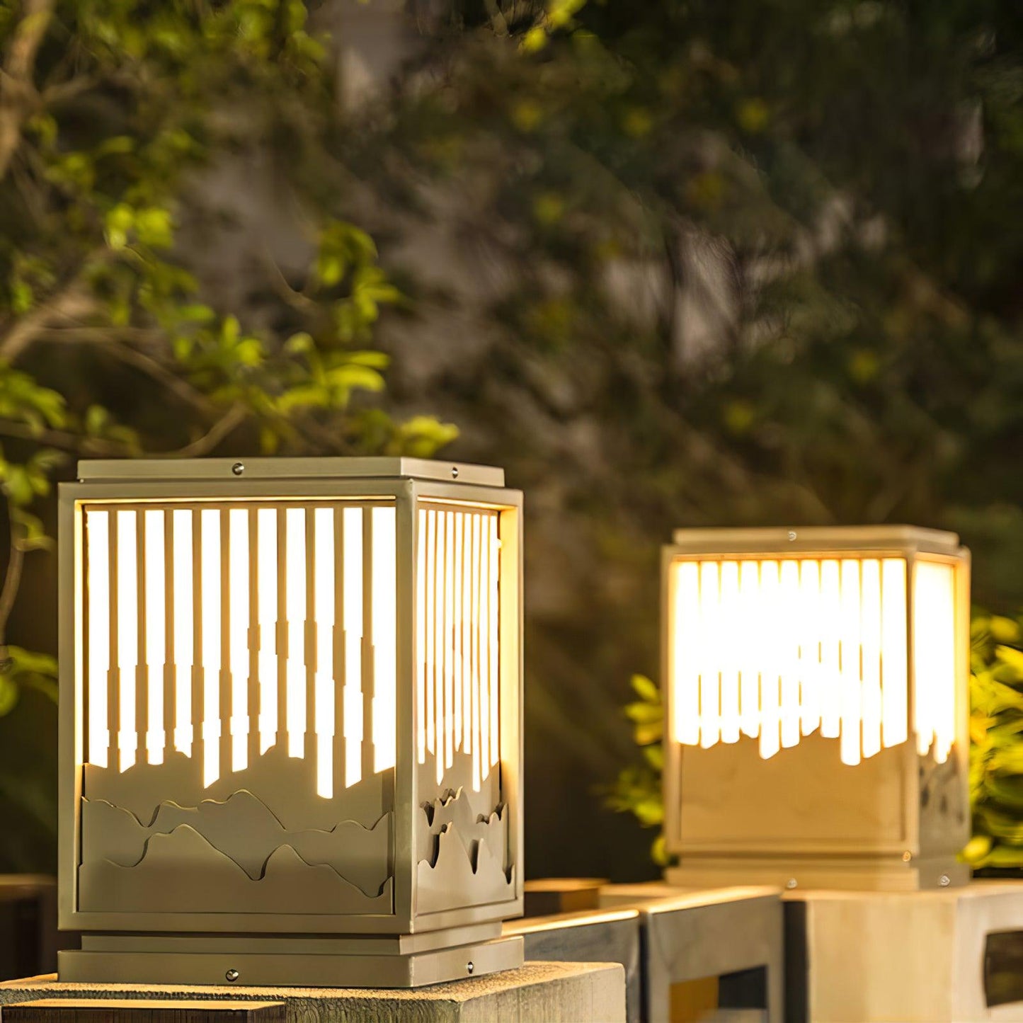 Wave Exterior light fixture Outdoor Garden Light