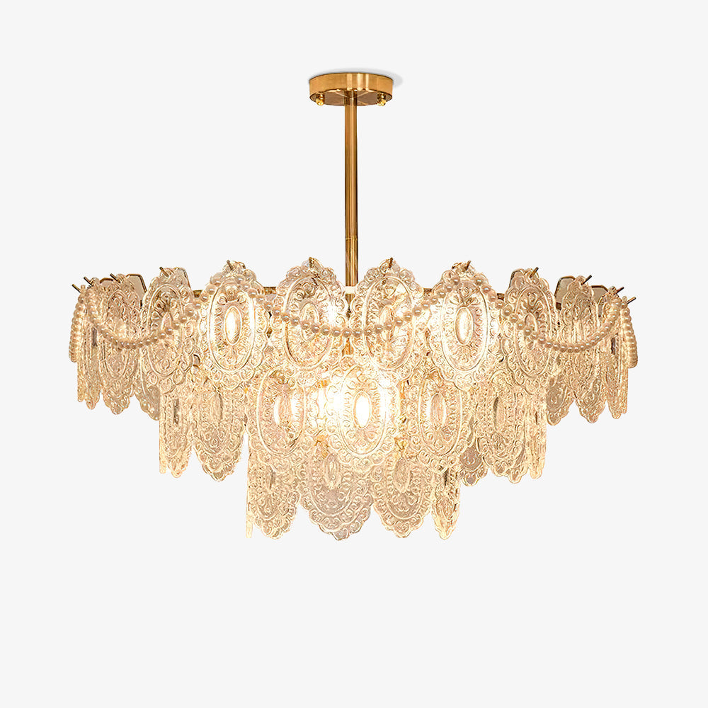 Wave Pearl Gasolier Chandelier