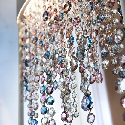 Modern White Chandelier Style Table Lamp