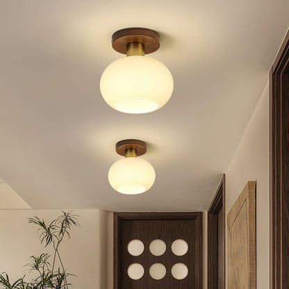 White Shell Ceiling-mounted light Ceiling Lamp