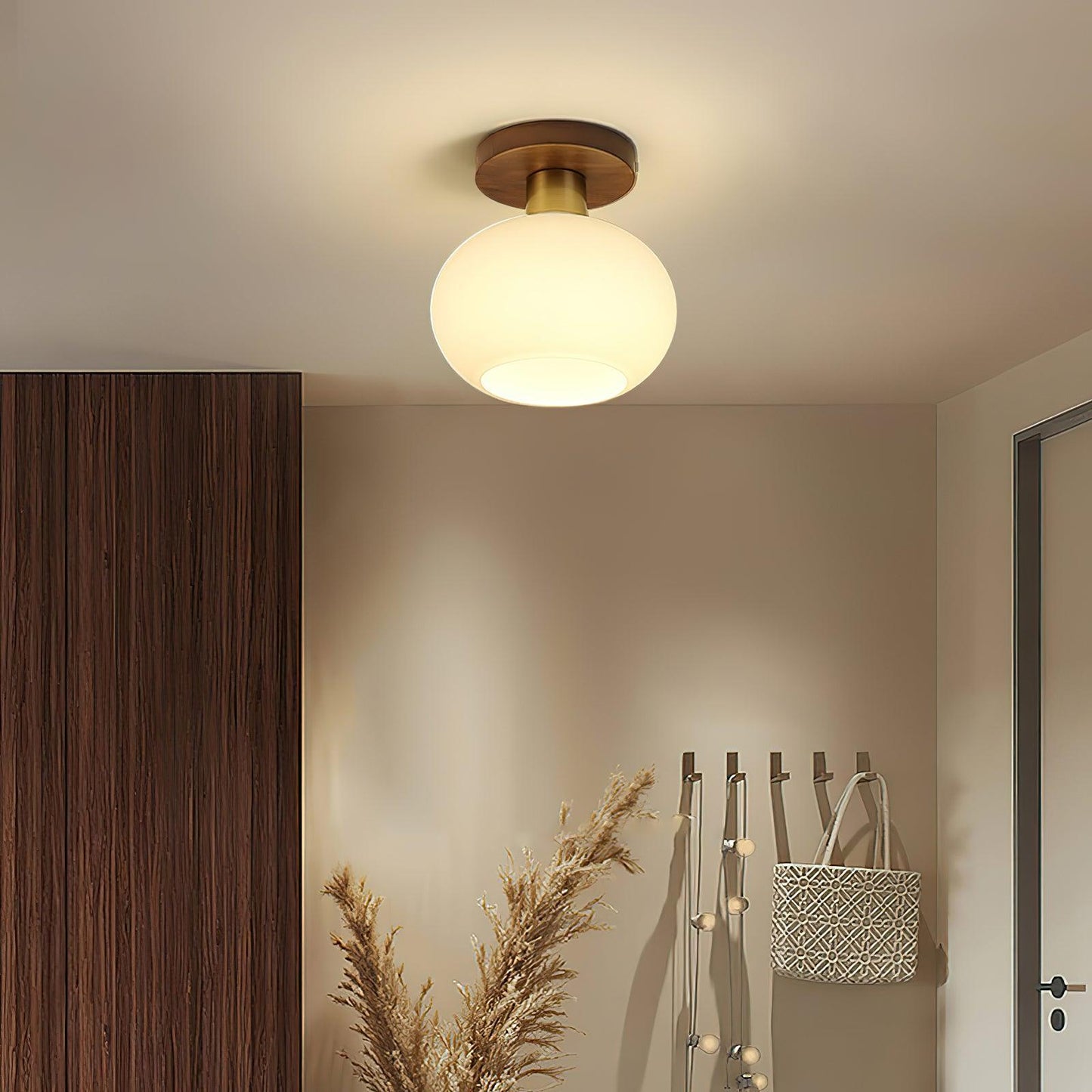 White Shell Ceiling-mounted light Ceiling Lamp