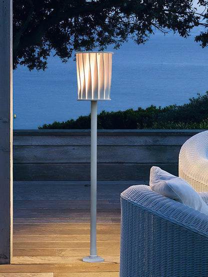 White Column Patio light Outdoor Light