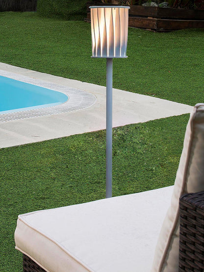 White Column Patio light Outdoor Light