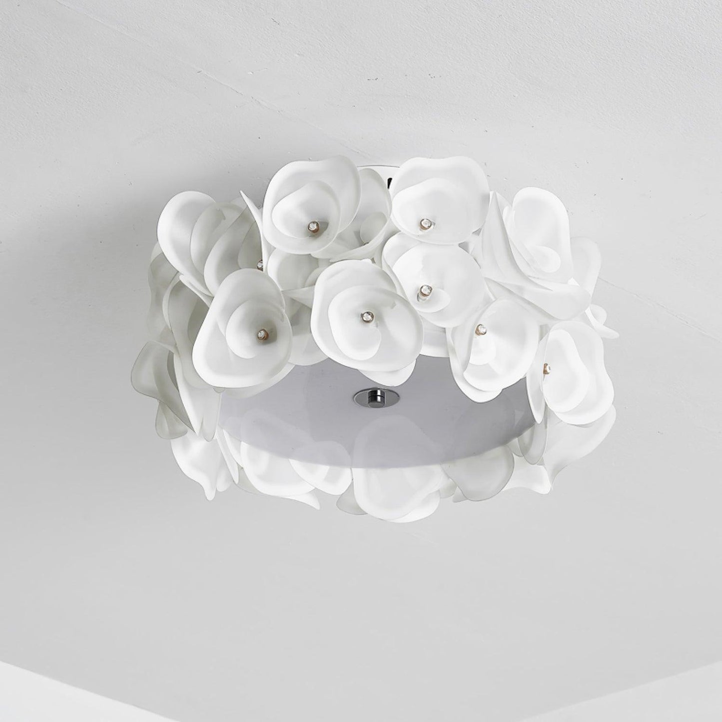 White Hydrangea Ceiling light Ceiling Lamp