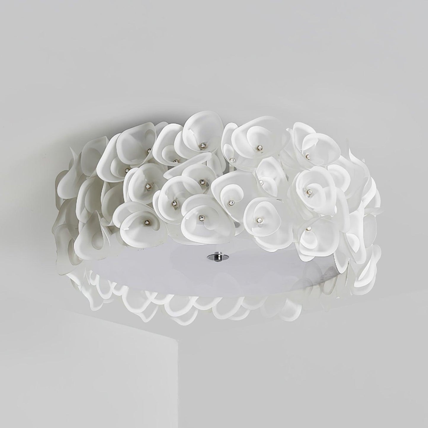 White Hydrangea Ceiling light Ceiling Lamp