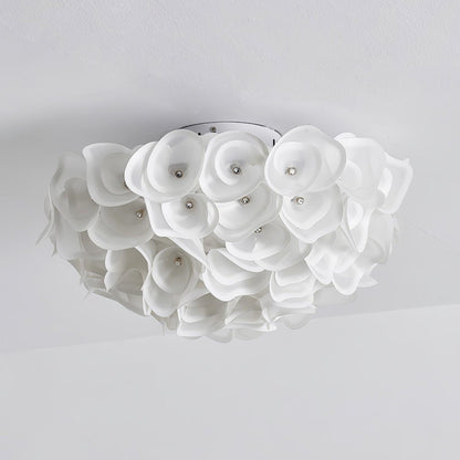 White Hydrangea Ceiling light Ceiling Lamp