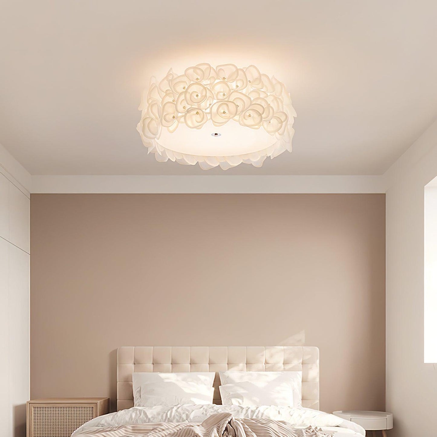 White Hydrangea Ceiling light Ceiling Lamp