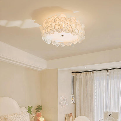 White Hydrangea Ceiling light Ceiling Lamp