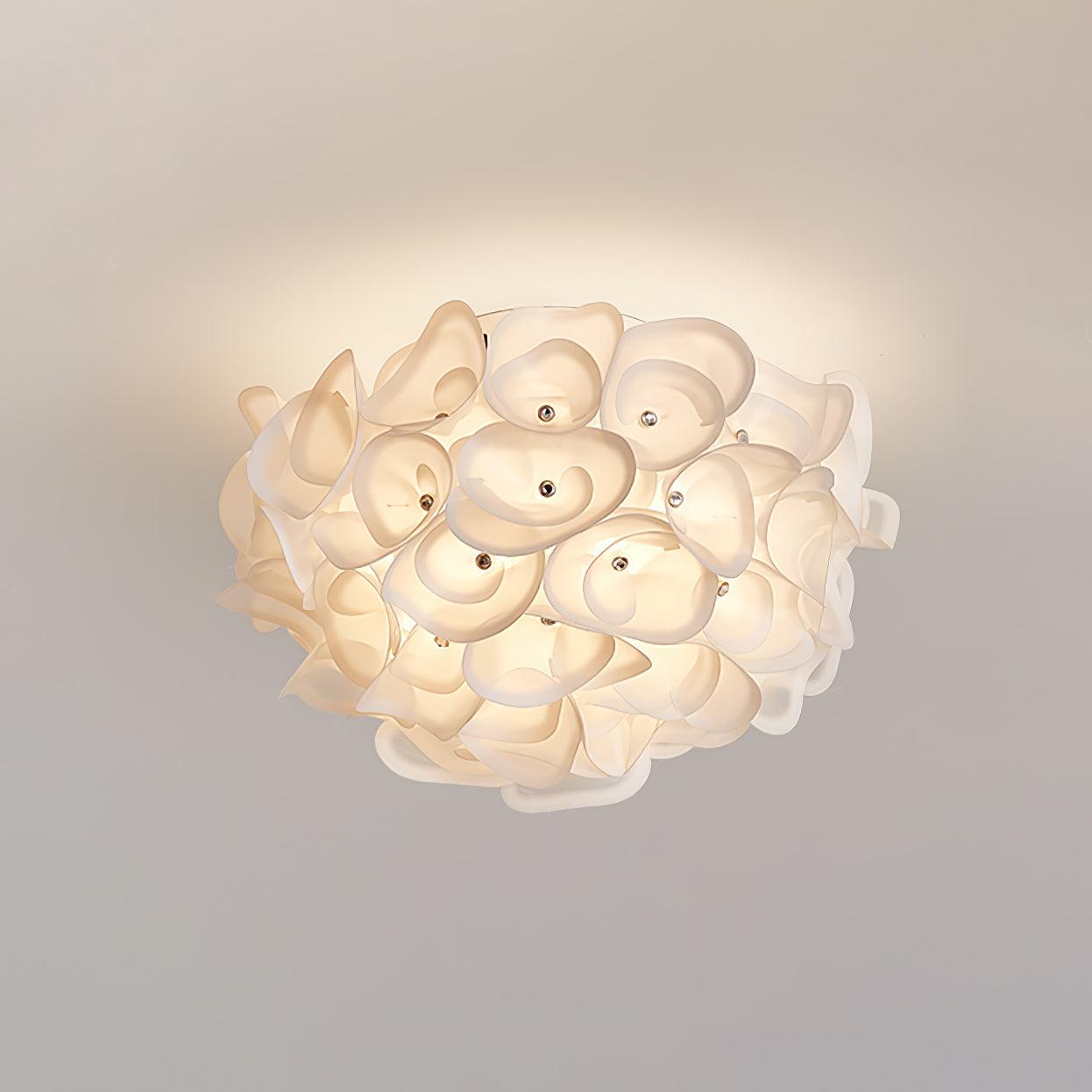 White Hydrangea Ceiling light Ceiling Lamp