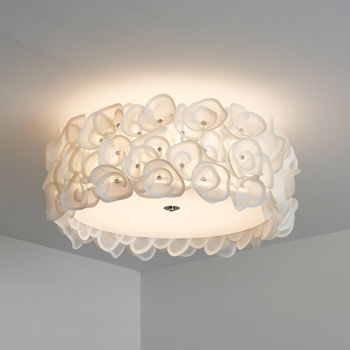 White Hydrangea Ceiling light Ceiling Lamp