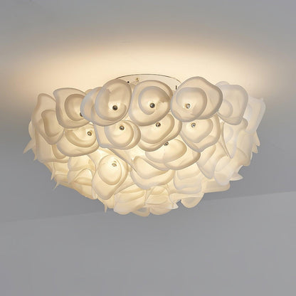 White Hydrangea Ceiling light Ceiling Lamp