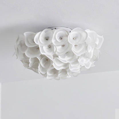 White Hydrangea Ceiling light Ceiling Lamp