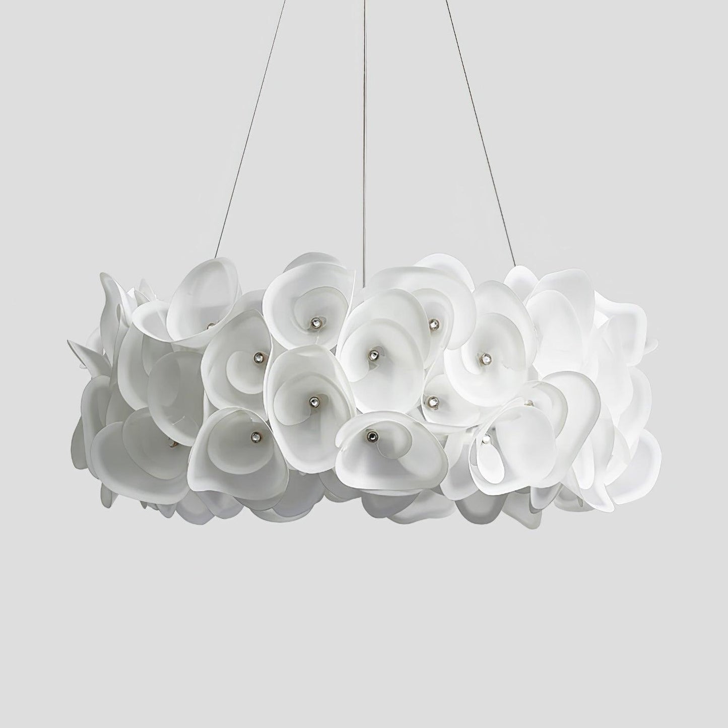 White Hydrangea Houselight Pendant Lamp