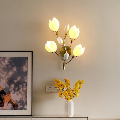 Porcelain Magnolia Wall-mounted light Wall Lamp