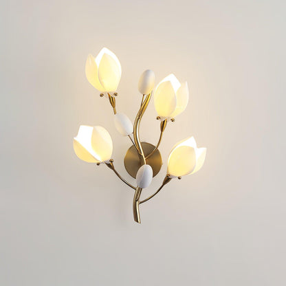 Porcelain Magnolia Wall-mounted light Wall Lamp